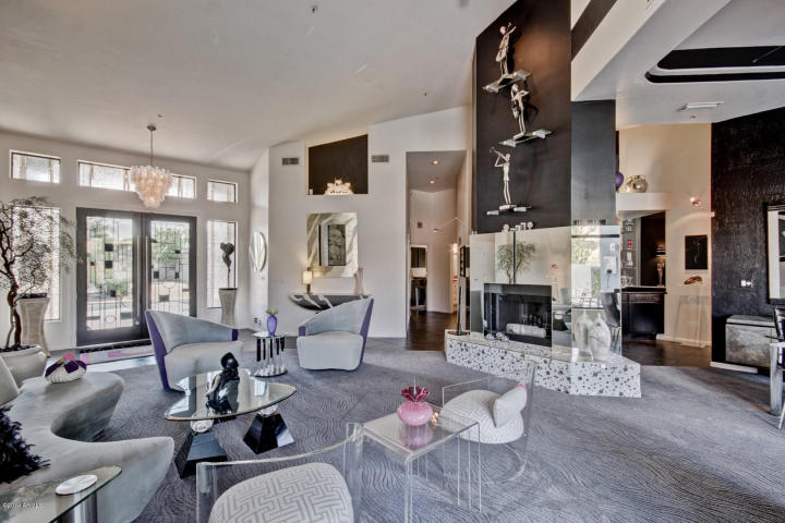 Get down and boogie in this Scottsdale Country Club East Nine Contemporary House with a 70’s disco&nbsp;theme