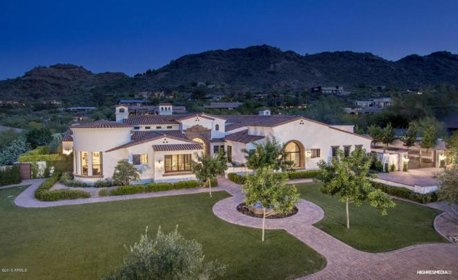 $16 million Tuscan-style Paradise Valley mansion sell for more than half the price.