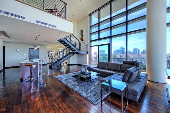 Exclusive peak of Portland Place newest sexy 2-story HighRise Penthouse 5