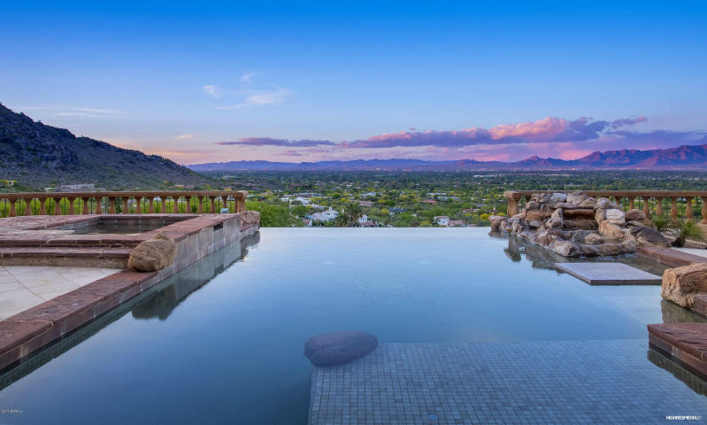 Mediterranean mansion Perched high on Mummy Mountain 1