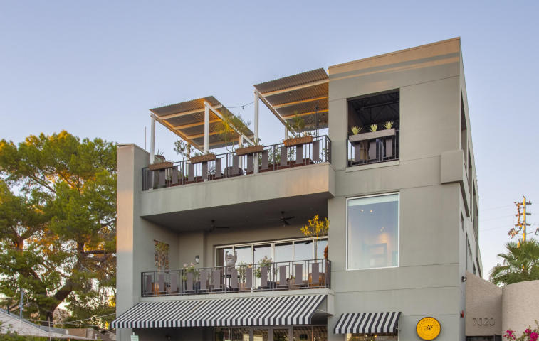 Three-story mix use industrial style Penthouse &amp; Retail building in Old Town Scottsdale 1