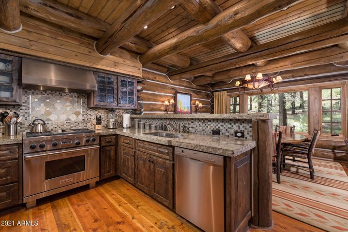 Log 🪵 Cabin Luxury: In Arizona, there’s no place like this log home ...