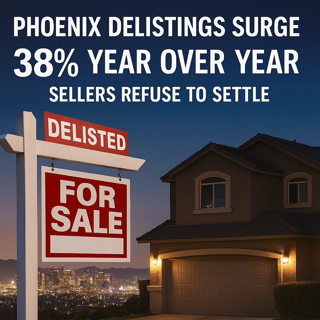 Phoenix Delistings Surge 38% YoY as Sellers Refuse to&nbsp;Settle